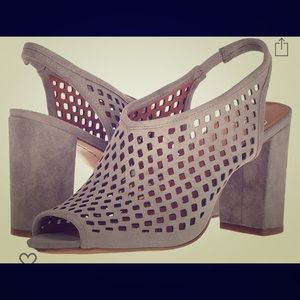 Franco Sarto brushed suede sling back